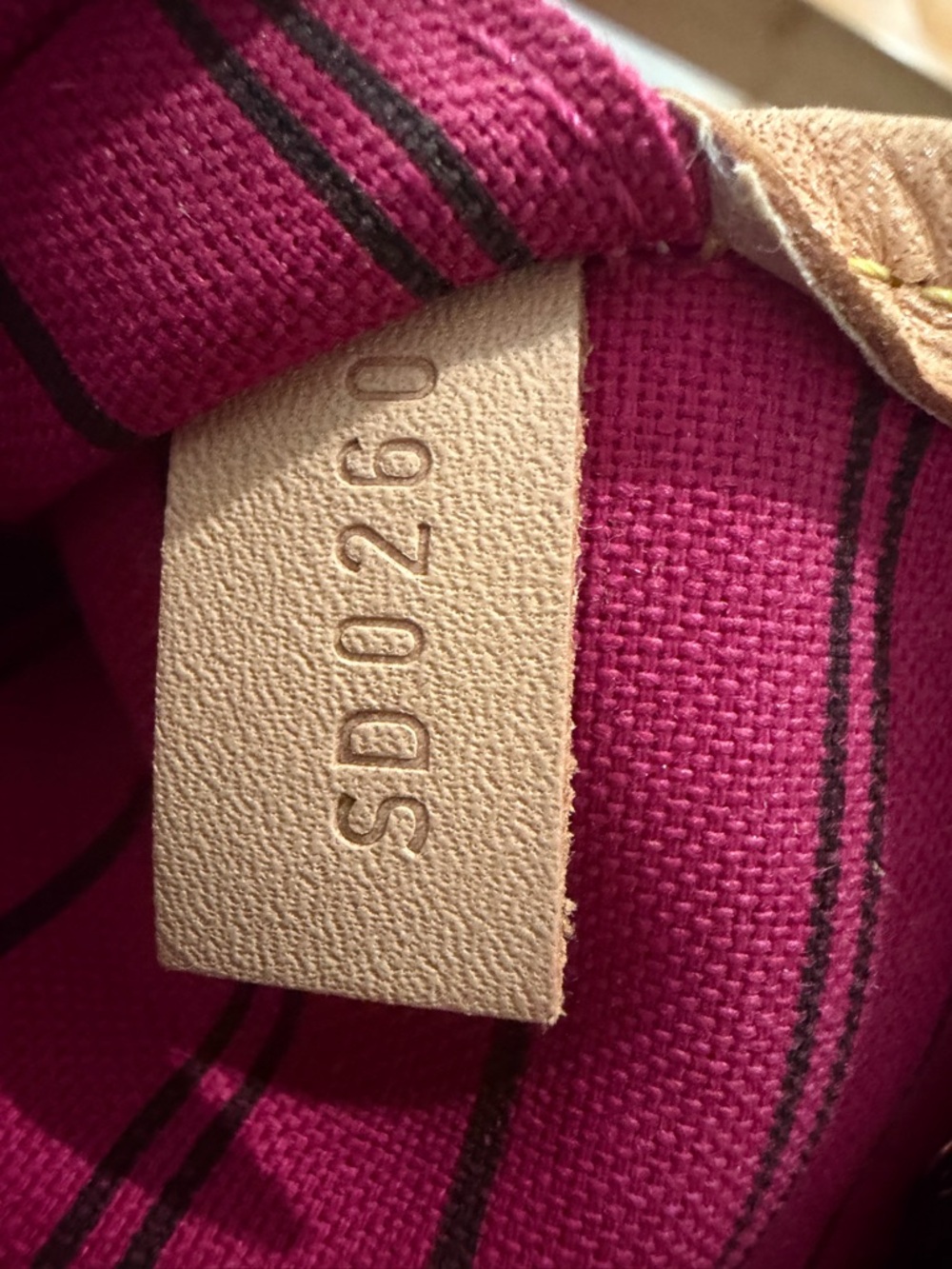 Louis Vuitton Monogram Canvas Tote with Vachetta Trim in Brown and Tan - Picture 6 of 6